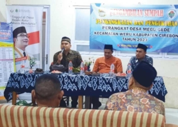 Perangkat Desa Megu Gede Cirebon Dilantik
