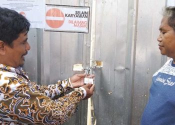 Proyek Pasar Jungjang Arjawinangun Digembok, Pedagang dan Kuwu Sebut Kontrak dengan Pihak Pengembang Habis