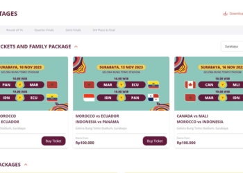 Harga Tiket Piala Dunia U17 Indonesia 2023 Ada yang Rp.100 Ribu, Begini Cara Membelinya