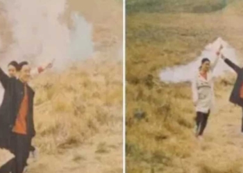 Flare Foto Pre Wedding Sebabkan Kebakaran Bukit Teletubbies Gunung Bromo, Sejumlah Orang Diamankan