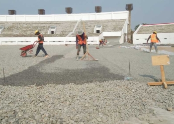 Berstandar FIFA, Lapangan Sepakbola Stadion Watubelah Siap Digunakan Tahun 2024