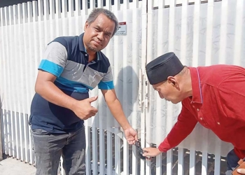 Kantor DPD PAN Kabupaten Cirebon Disegel