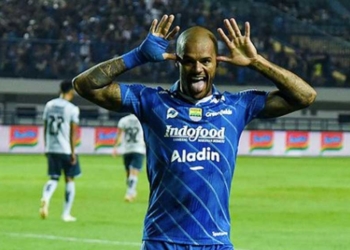 Persib Incar Puncak Klasemen Liga 1, David da Silva Cetak Hattrick