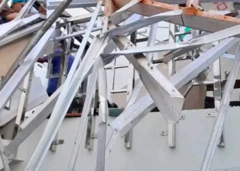 Gempa Pangandaran Robohkan Gedung KUA Cipatujah Tasikmalaya