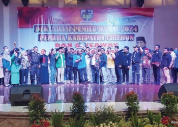 KNPI Kabupaten Cirebon Gelar Deklarasi Pemilu Damai