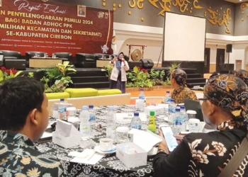 KPU Kabupaten Cirebon Evaluasi Badan Adhoc, Dalam Setahun 10 Anggota PPK Di-PAW karena Berbagai Alasan
