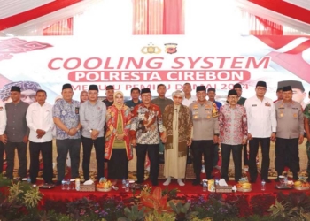 Mesin Parpol Dipanaskan, Polresta Cirebon Gelar Cooling System