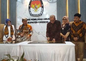 Ketua KPU RI Resmikan Gedung Baru KPU Kabupaten Cirebon