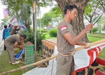 APK Melanggar Ditertibkan, Menggangu Fasilitas Umum dan Membahayakan Pengguna Jalan