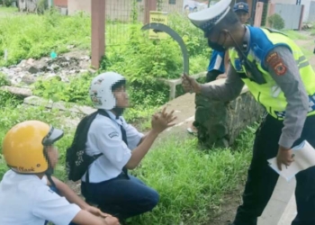 Bawa Sajam Dua Pelajar di Majalengka Diamankan