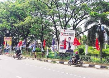 Marak APK di Taman, DLH Surati Bawaslu Kabupaten Cirebon