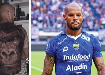 Usai Jeda Liga 1, Striker Persib David da Silva Pamer Tato Baru