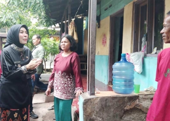 Wabup Ayu Tinjau Rutilahu di Desa Weru Lor Cirebon