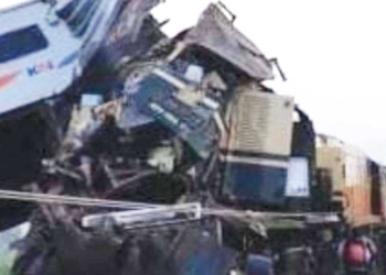 Kecelakaan Kereta Api di Bandung Pagi ini, Adu Bagong