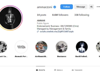Ammar Zoni Jual Akun Instagramnya yang Memiliki 8,6 Juta Pengikut