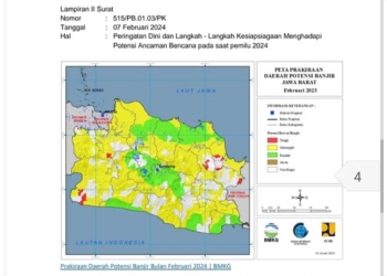 Besok, Cuaca Ekstrim Berpotensi Terjang Kabupaten Cirebon di Hari Pemungutan Suara Pemilu 2024