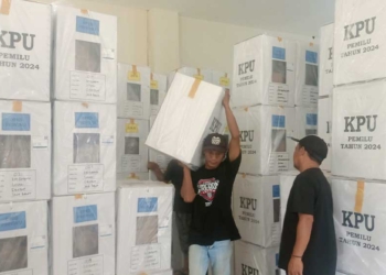 H-1 Pencoblosan, KPU Kabupaten Cirebon Pastikan Logistik Pemilu Sudah di KPPS