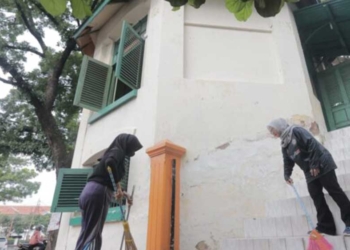 Jadi Sasaran Vandalisme, Gedung Bundar Cirebon Bakal Direvitalisasi