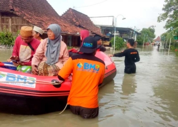 Banjir di Jateng, 10 Kabupaten Terendam, Ratusan Ribu Warga Diungsikan
