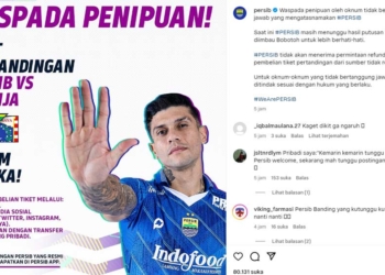 Disanksi Komdis PSSI, Tiket Laga El Clasico Persib Vs Persija Belum Dijual
