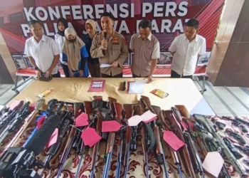 Polda Jabar Sita Senjata Api dan Amunisi Ilegal di Bandung, Berikut Daftarnya