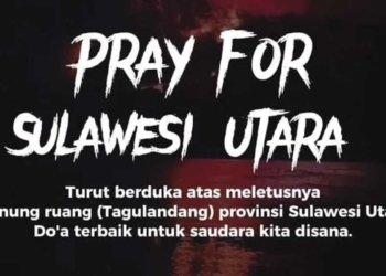 Gunung Ruang Meletus, Tagar Pray For Sulawesi Utara dan Sitaro Trending