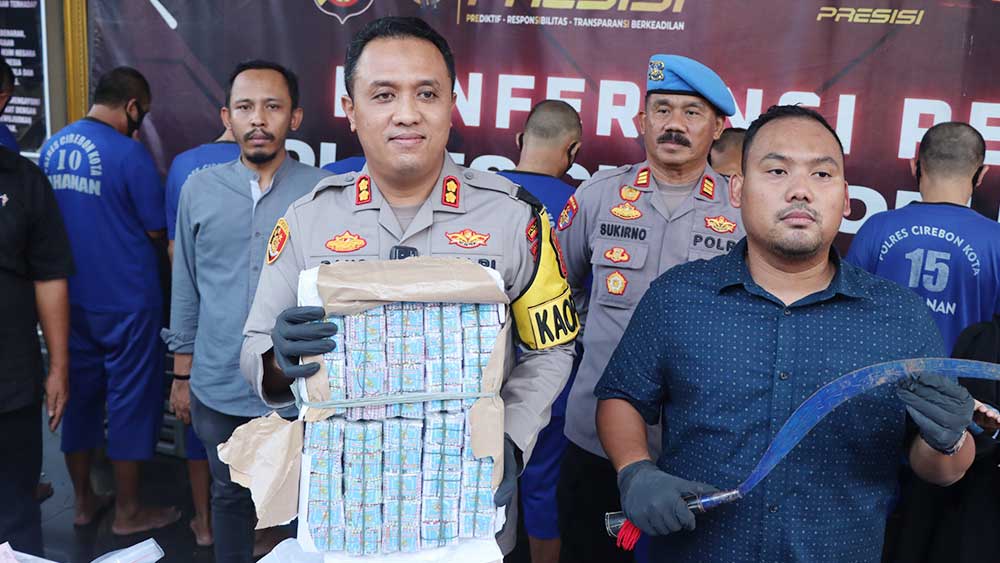 Polres Ciko Amankan 12 Tersangka Kriminalitas