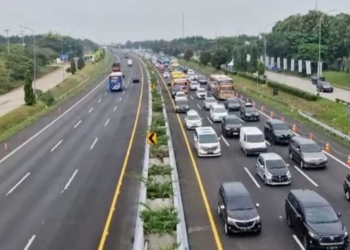 Arus Mudik di Tol Cipali Mengular Gegara Kecelakaan