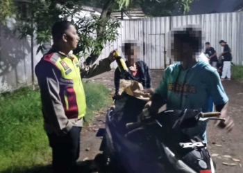 Operasi Pekat Malam Lebaran, Polsek Gebang Amankan Berbagai Jenis Miras