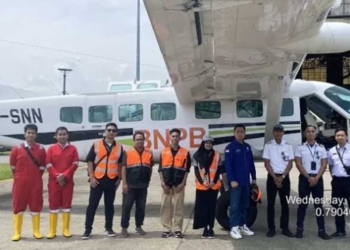 BNPB Tebar 2 Ton Garam di Langit Sumbar untuk Turunkan Hujan