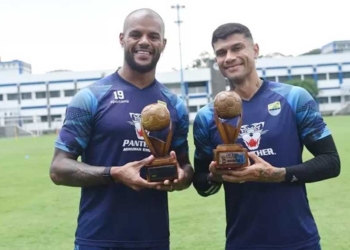 Predator Persib David da Silva dan Ciro Alves Raih Penghargaan APPI