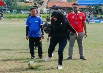 Wabup Cirebon Ayu Hadiri Pembukaan Liga 1 Askab U13