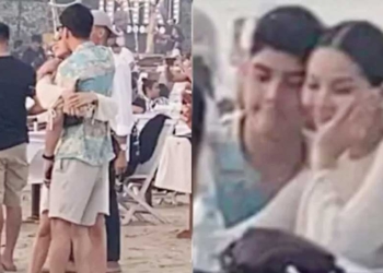 Tertangkap Kamera, Al Ghazali dan Alyssa Daguise Bermesraan di Pantai