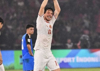 Mata Tom Haye Berkaca Usai Cetak Gol, Disusul Rizky Ridho, Timnas Indonesia Menang 2-0 Atas Filipina