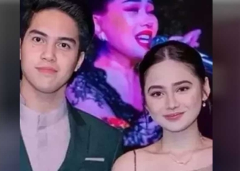 El Rumi Usap Kening Syifa Hadju di Resepsi Pernikahan Thariq Halilintar dan Aaliyah Massaid Viral