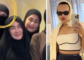 Fashion Stylish Wanda Hara Saat Kajian Ustadz Hanan Attaki Tuai Hujatan Netizen