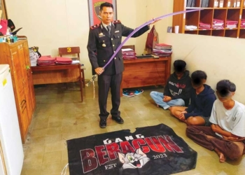 Polisi Kejar dan Amankan 3 Remaja, Bawa Sajam Saat Melintas di Lampu Merah Palimanan Cirebon