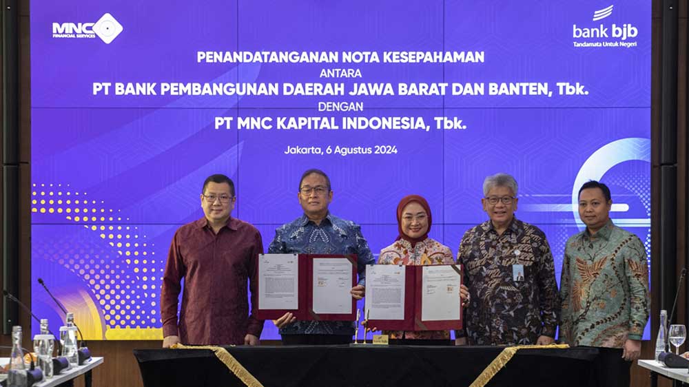 Bank bjb Tekan MoU dengan MNC Kapital