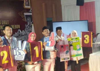 Besok Mulai Kampanye Pilwalkot Cirebon, Berikut Nomor Urut Tiga Paslonnya