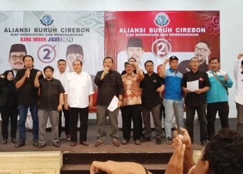Aliansi Buruh Dukung Imron-Agus di Pilbup Cirebon, Taruh Harapan Revisi Perda Ketenagakerjaan yang Tertunda