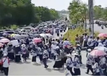 Unjuk Rasa di PN Kendari, Ribuan Guru Tuntut Pembebasan Guru Honorer Supriyani