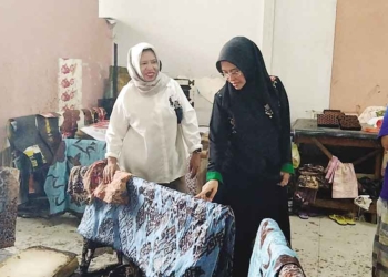 Wahyu Tjiptaningsih Serap Aspirasi Perajin Batik