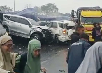7 Kendaraan Terlibat Kecelakaan Beruntun di Tol Purbaleunyi, Macet Total
