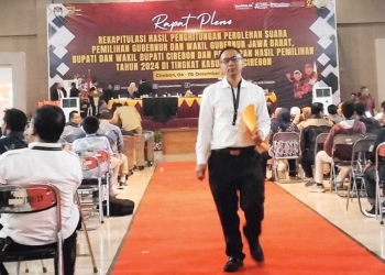 Saksi Luthfi-Dia WO, Tolak Tandatangani Hasil Rekapitulasi Suara Pilbup Cirebon