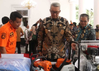 Siaga Bencana, Kota Cirebon Terima Bantuan