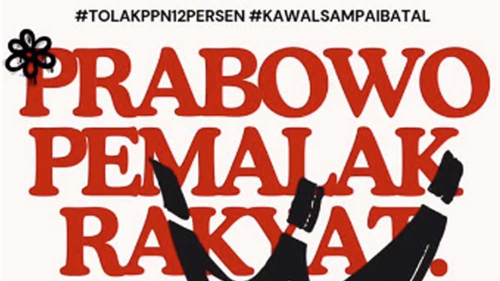 BEM SI Desak Presiden Prabowo Keluarkan Perpu Batalkan PPN 12 Persen, Kelas Menengah Terabaikan