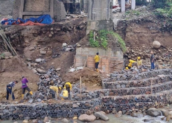 Perbaikan Penyeberangan Motor Jembatan Sumber Cirebon Dikebut