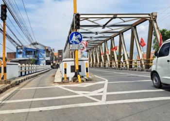 Perbaikan Jembatan Sumber Cirebon Selesai, Bisa Dilintasi Roda Dua Lagi