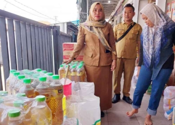 Jelang Ramadan Stok Minyak Goreng di Pasar Pasalaran Cirebon Aman