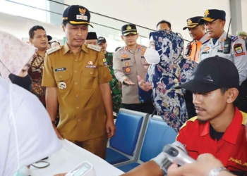 Wali Kota Cirebon Monitoring Ramp Check Kendaraan